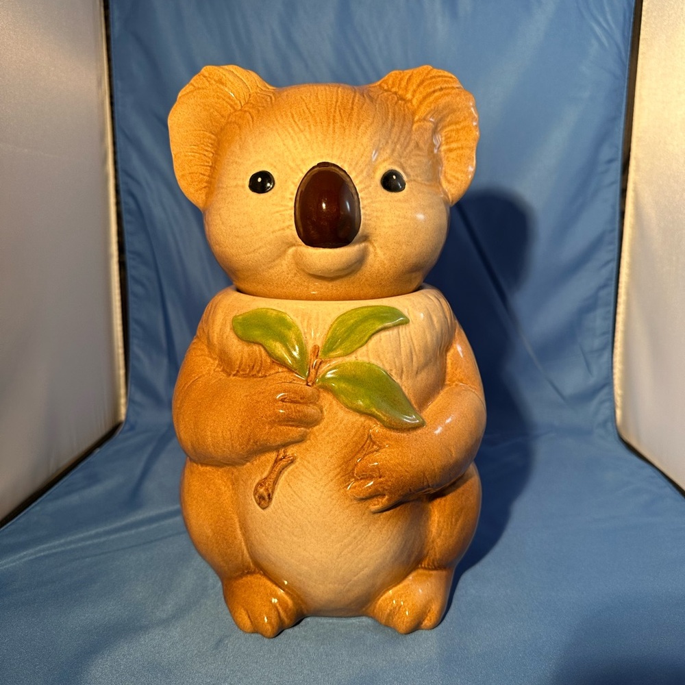 🔥👀🔥 Metlox Poppytrail California USA Koala Bear Cookie Jar 12” Tall
